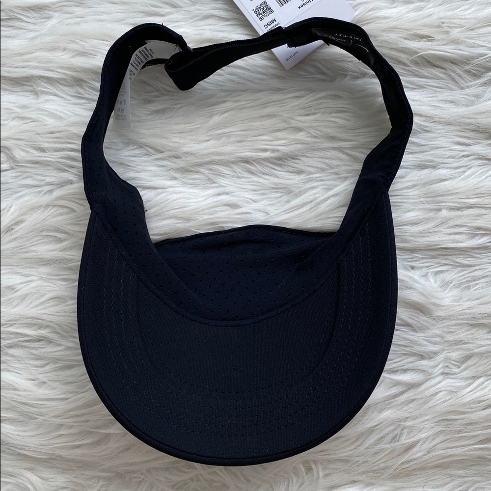 Nike | Black Visor with White Swoosh - Picture 7 of 8